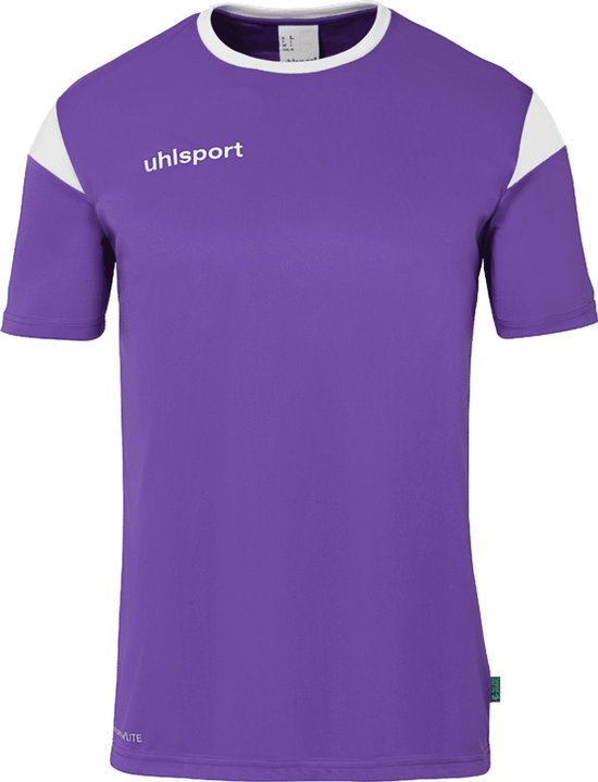 Uhlsport Squad 27 Shirt Korte Mouw Kinderen - Paars / Wit | Maat: 140