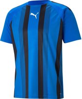 Puma Teamliga Shirt Korte Mouw Heren - Royal / Zwart | Maat: 3XL