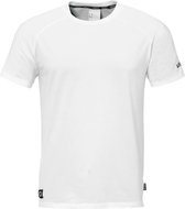 Uhlsport Id T-Shirt Heren - Wit / Zwart | Maat: XL