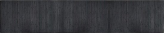 vidaXL-Vloerkleed-rechthoekig-60x300-cm-bamboe-grijs