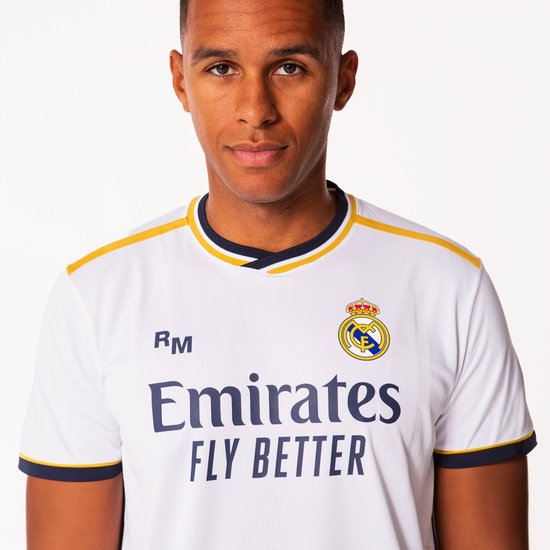 Real Madrid Thuis Shirt Heren 23/24 - Maat XXL - Sportshirt Volwassenen - Wit - Real Madrid CF