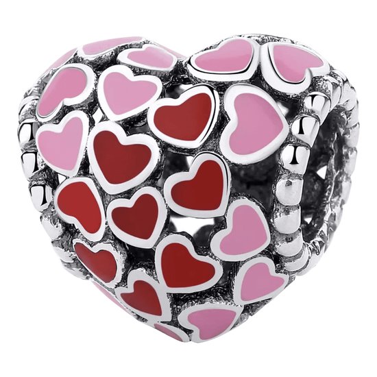 SUNNYCLUE 1 doos met 32 stuks 8 stijlen hart legering bedels met holle connectoren en strass-steentjes voor het maken van sieraden, choker halskettingen, Kerstmis, Valentijnsdag SUNNYCLUE 1 doos met 32 stuks 8 stijlen hart legering bedels met holle connectoren en strass-steentjes voor het maken van sieraden, choker halskettingen, Kerstmis, Valentijnsdag
