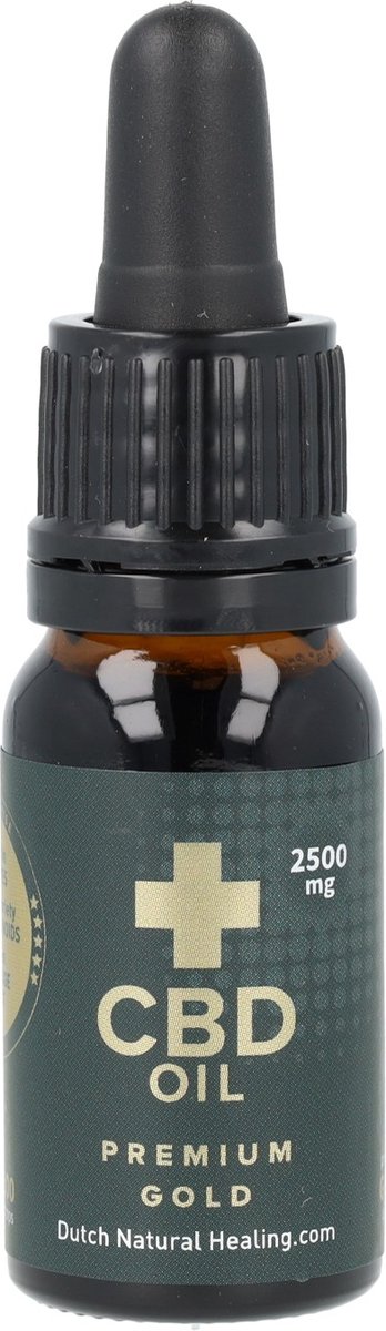 Goedkoopste DNH - CBD olie 25 10ML Premium Gold edition - Full Spectrum - Rijkste in Terpenen - Grootste Variatie Cannabinoïden - Beste Entourage Effect