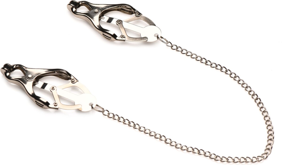 Goedkoopste XR Brands - Klaver Tepelklemmen - Zilver