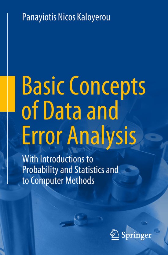 Basic Concepts of Data and Error Analysis - cover