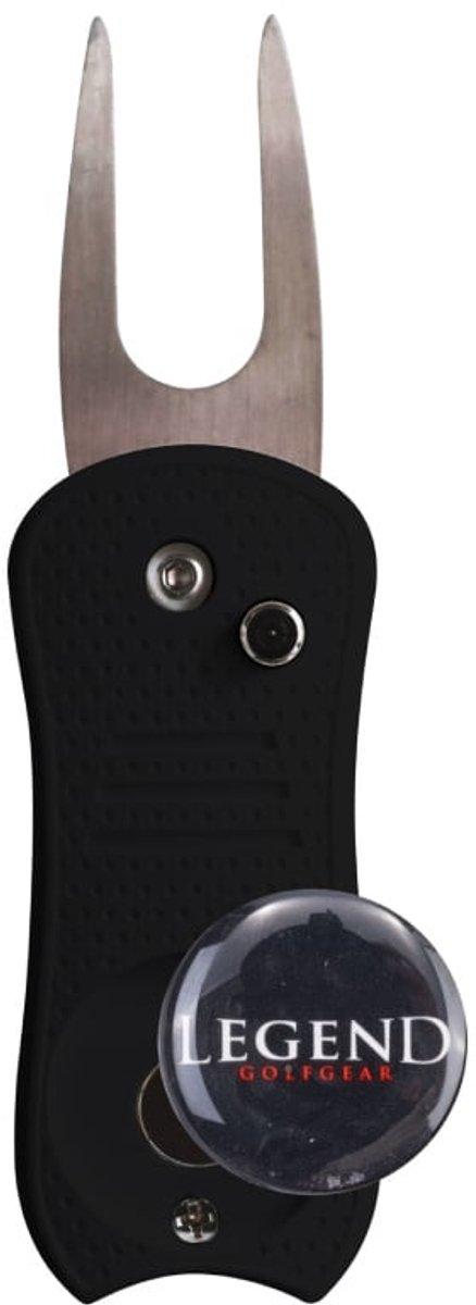 Legend Stiletto Pitchfork Met Golfbal Marker - Zwart van Merkloos — afbeelding 2