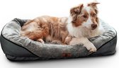 Orthopedisch hondenbed L | hondenbed middelgrote honden | hondenbedden van traagschuim | hondenmand om te slapen en te ontspannen | onverwoestbaar hondenbed | wasbaar . 91L x 68B x 20Dikte centimeter