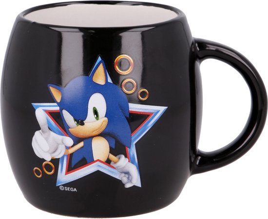 Tasse Céramique Sonic 325 Ml - Avec Boîte Cadeau - Personnage Officiel