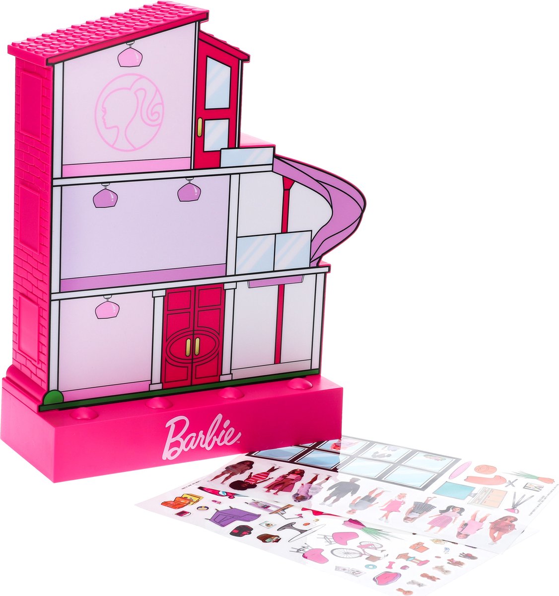 Paladone Barbie Droomhuis Lamp - Multikleur, 13,5 x 12,5 x 6 cm