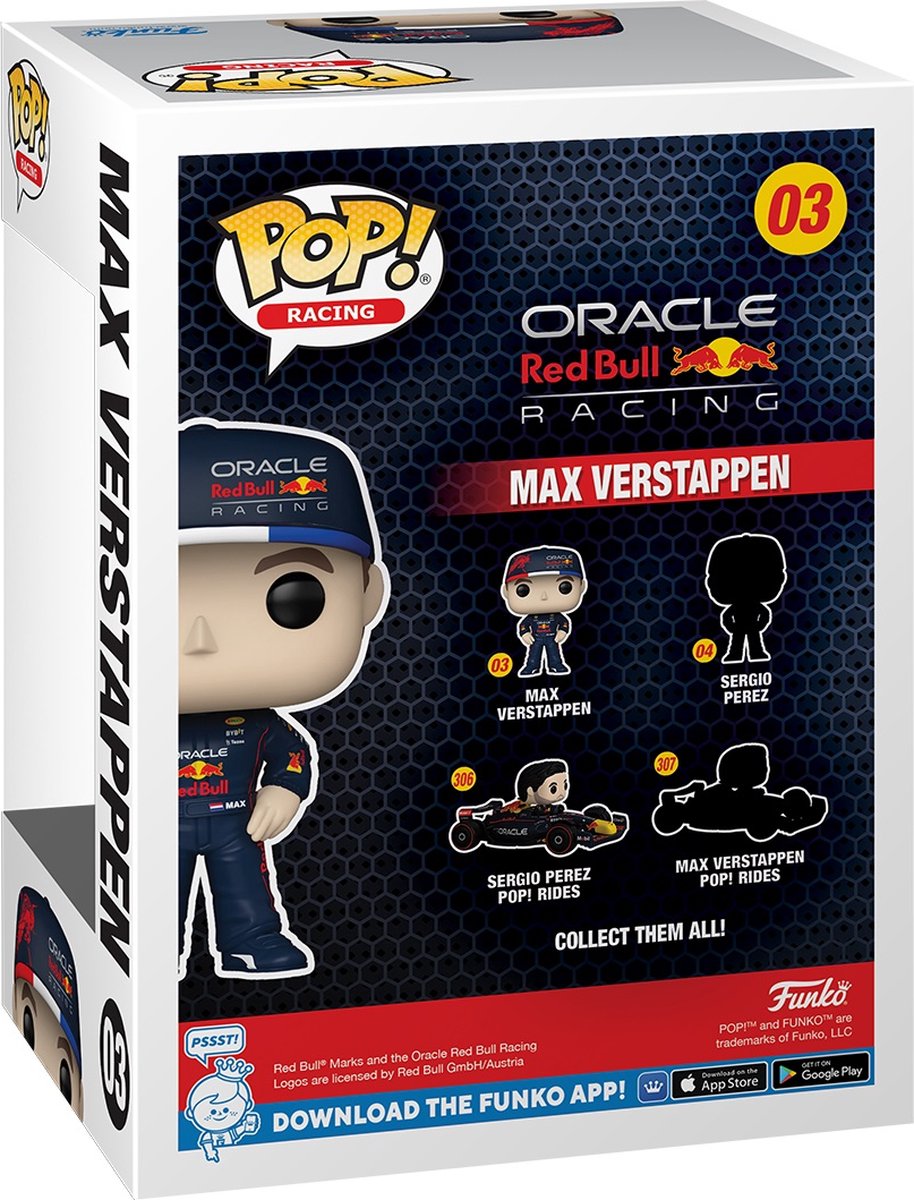 Funko Pop! Formula 1: Red Bull - Max Verstappen — afbeelding 6