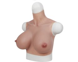 Siliconen borsten- G Cup- East West Shape- Cosplay-Travestie-Transgender-Crossdresser-Travestiet-100% siliconen-Breastplate