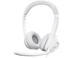 Logitech H390 - Computer Headset - USB A - Ruisonderdrukkend - Off White