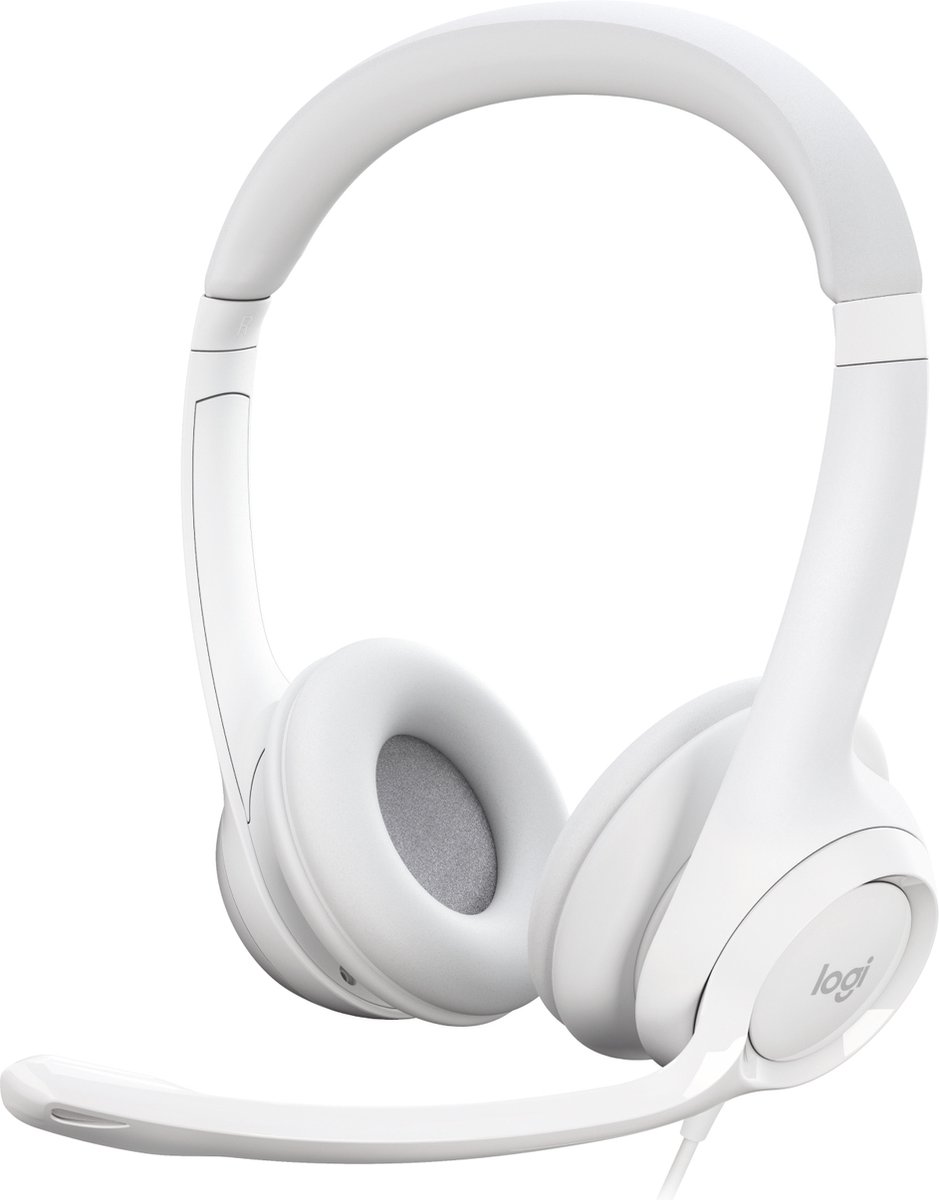 Logitech H390 Stereo USB-A Headset Wit
