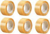 6 rollen 4.5cm* 300meter/rollen Transparante PVC-tape Heavy Duty Clear Packing Tape