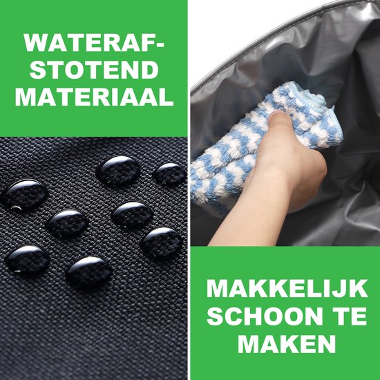 Brisby Sac isotherme 4 couches – Sac à déjeuner 40 litres – Zwart