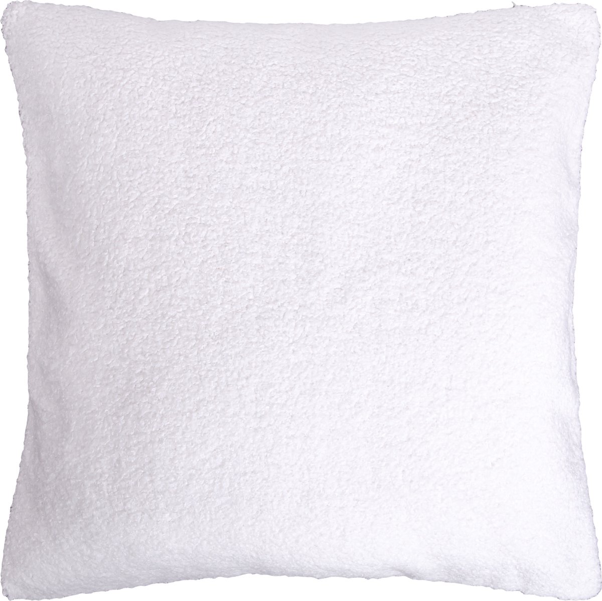 QUVIO Sierkussenhoes – Sierkussens – Sierkussen – Kussens woonkamer – Kussenhoes – Sierkussen 45x45 – Kussentjes – Teddy kussen – Sierkussen bank – Kussenhoes teddy – Sierkussenhoes teddy – Sierkussen teddy – Witte kussens – Sierkussens wit – Wit