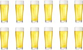 Verres à bière professionnels - (12 pièces) - 250ml - Verre à bière - Bières - Glas - 25cl/0,25L - Pils - Set de Verres - Haute Qualité - Vase - Bières Spéciale - Weizen