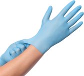 Dutchblue Nitrile handschoenen - wegwerphandschoenen - ongepoederd latexvrij - maat S - blauw 100 stuks