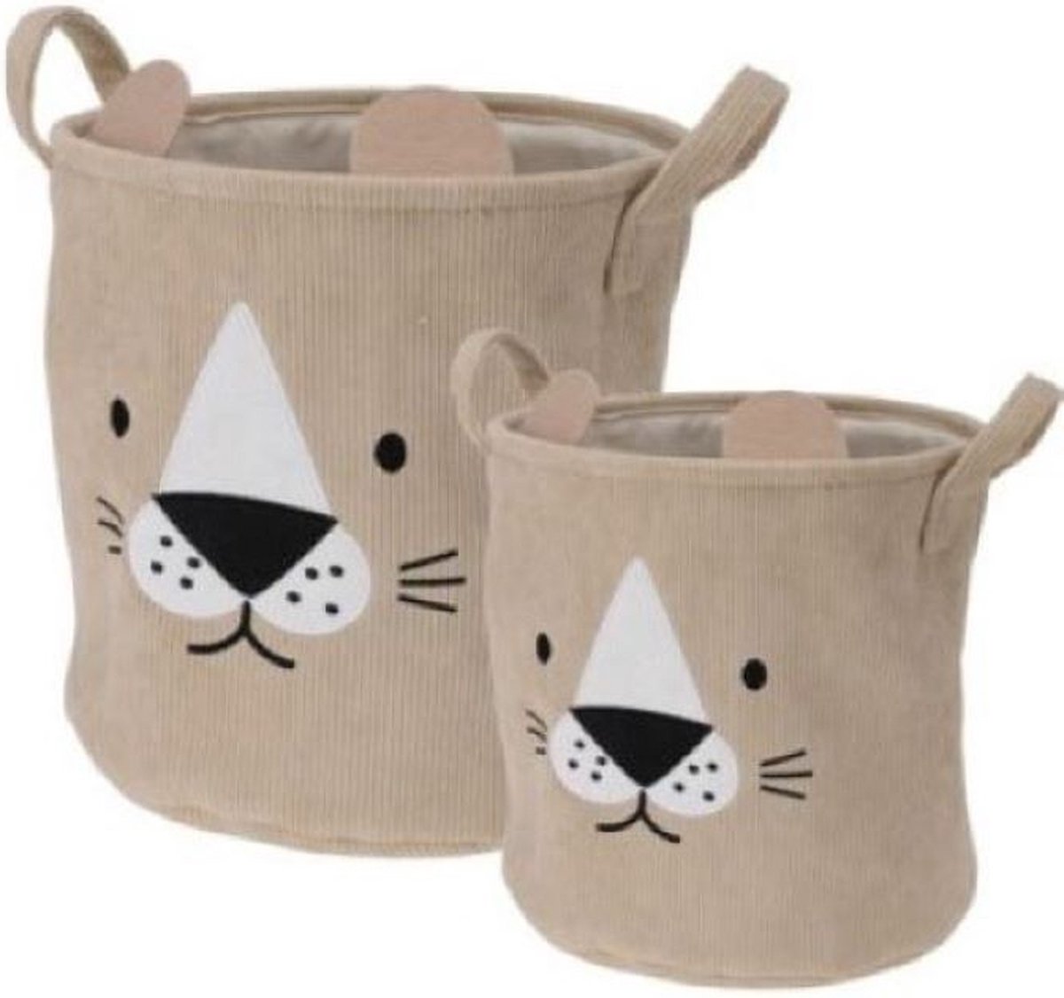 Home & Styling Opbergmand voor kinderen - Set van 2 stuks - Multi