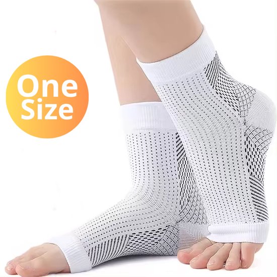 Twenty4seven® Neuropathie Sokken - Compressie Sok - Hielspoor - Steunsokken Zonder Tenen - Onesize