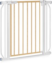 Bol.com Lionelo Truus Slim - veiligheidsreling 75-105 x 3 x 765 cm - dubbele bescherming tegen openen - AutoStop-functie - autom... aanbieding