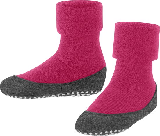 FALKE Cosyshoe Minis chaussettes antidérapantes en laine mérinos à pois pantoufles enfants violet - Taille 25-26