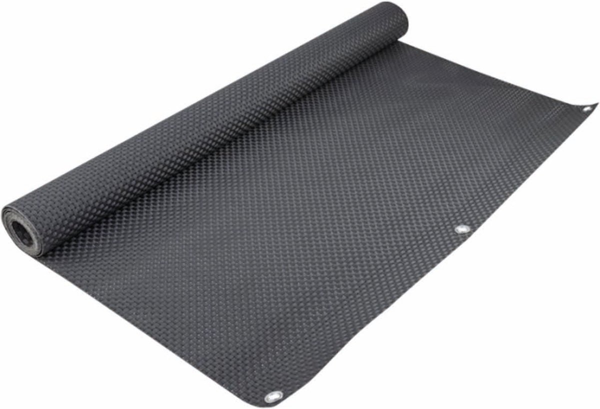 Wovar Balkonscherm 90 x 300 cm Rotan Look | Balkondoek Antraciet | 830 g/m² | Per Stuk | Premium Schaduwdoeken