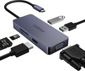Hopday 6-in-1 USB C Hub - 4K HDMI - Premium Kwaliteit - Universeel