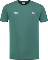 Ballin Amsterdam - Heren Regular fit T-shirts Crewneck SS - Faded Green - Maat XXL