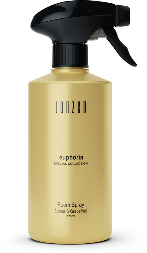 JANZEN Room Spray Euphoria - Interieurspray - Warm en Krachtig - 500 ml - Special Collection