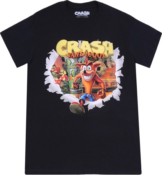 Zwart Crash Bandicoot T-shirt