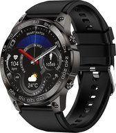 Pro-Care Excellent Quality™ Smartwatch AMOLED 1.43 Always ON - Dual Bluetooth - Bellen - AI Talk - O2 meter - Magnetic Laden - Caloriemeter - Message - Sport/Steps/Afstand/ - Slaapmeter - TPU Zwarte Band - Alloy Zwarte Case