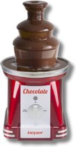 Beper Chocolade Fontein - Chocolade Fondue - Warmhoudfunctie - 90W - Rood
