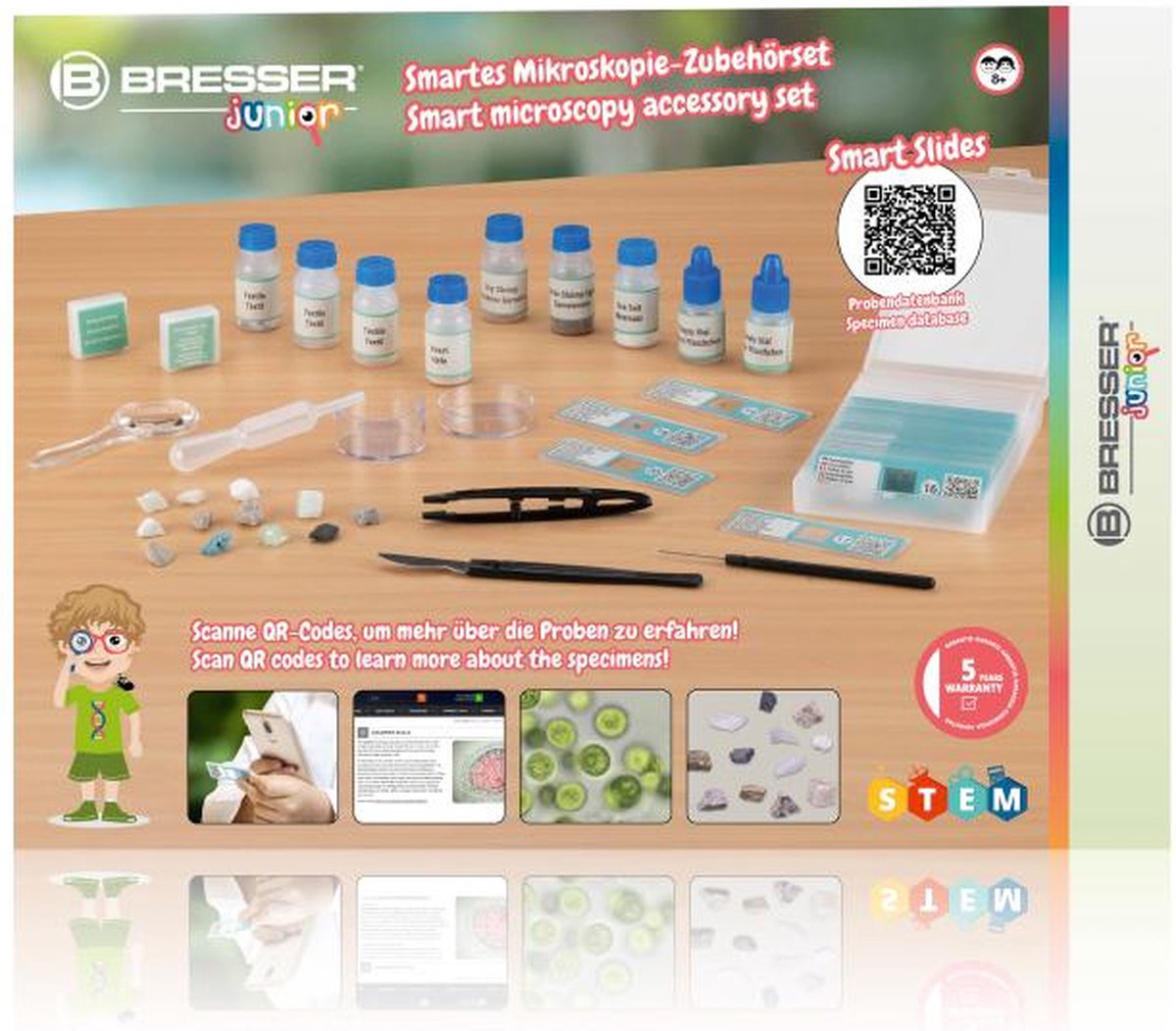 Bresser Junior- Experimenteerset voor Microscopen - Starterskit — afbeelding 5