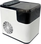 Goodfinds - Machine à glaçons - Électrique - Automatique - Machine à glaçons glace pilée - Bar - Maison - Fête - Autonettoyant - 1,4 Litre - Inox - 12KG/24H - 95W