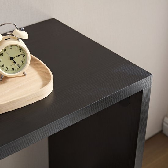 House Vibes Table d'appoint noir | Chêne | Table murale | Table d'entrée - 120*40*75cm