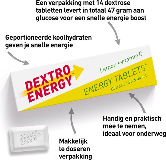 Dextro Energy Blackcurrant Glucose Tablets With Vitain C, 47 G, 24 - View #6
