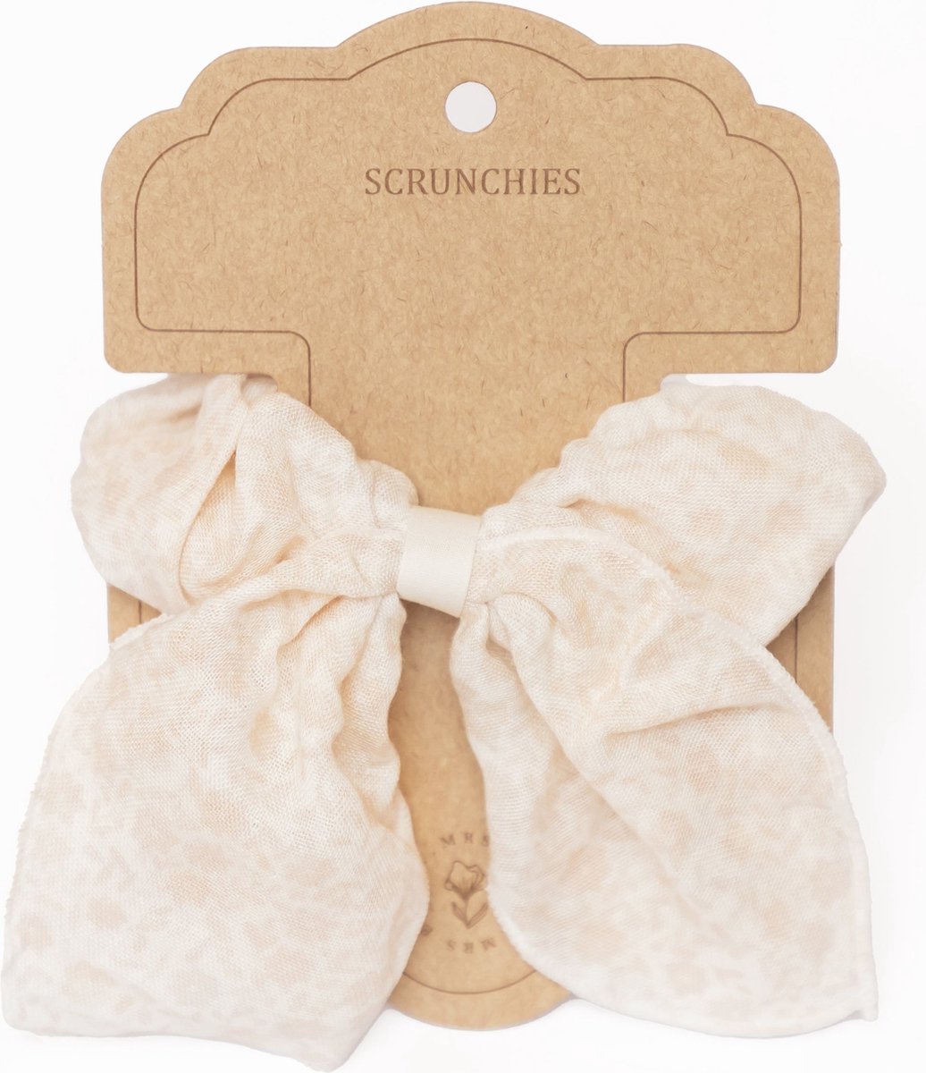 Mrs Ertha Scrunchies met strik - Bouquet Silhouette