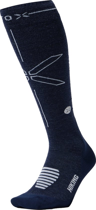 STOX Energy Socks - Wandelsokken voor Mannen - Premium Compressiesokken - Snel Herstel - Minder Vermoeid - Geen Blaren, Hotspots, of Tekenbeten - Merinowol - Mt 40-44
