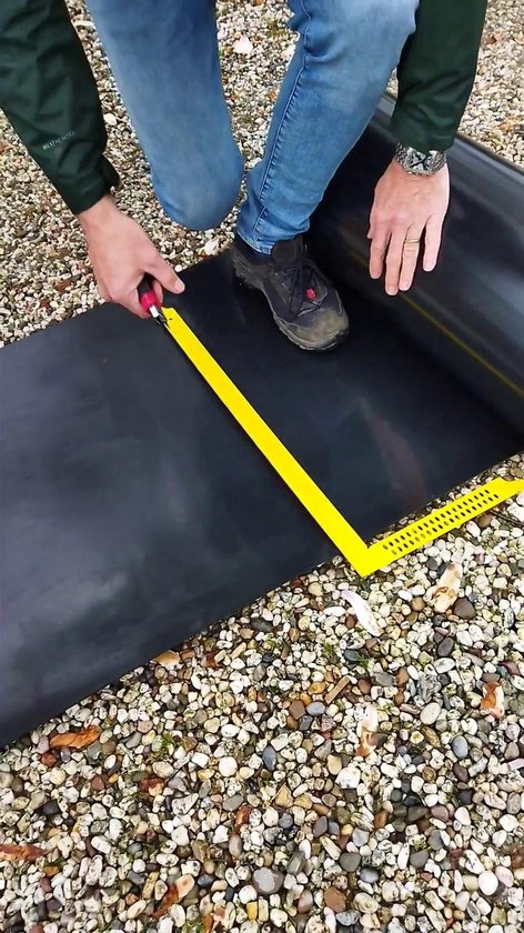 HDPE Wortelbegrenzer Zwart 2mm Dikte X 700mm Lengte 5 Meter Te Gebruiken Bij Bamboe Hagen Grassen En Andere Woekerende Plantsoorten 1594349124