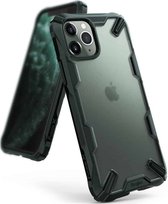 Ringke Fusion X Matte Backcase Hoesje iPhone 11 Pro - Groen