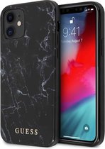 Guess Marble Hard Case voor Apple iPhone 12 Mini (5.4") - Zwart