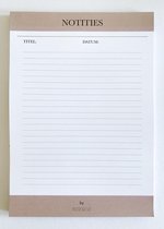 ROSE&EVE Notitieblok - afscheurbaar - 50 pagina's