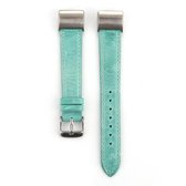 Voor Fitbit Charge 2 Fresh Style lederen vervangende horlogeband (groen)