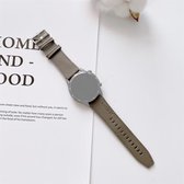 Voor Huawei Watch GT2 Pro Litchi Texture Leather Vervanging Polsband Horlogeband (grijs)