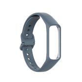 Voor Samsung Galaxy Fit 2 siliconen vervangende polsband horlogeband (grijs)