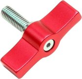 10 STKS T-vormige schroef Multi-directionele aanpassing Handschroef Aluminium handgreep Schroef, specificatie: M4 (rood)