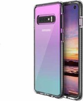 Voor Samsung Galaxy S10 TPU tweekleurige schokbestendige beschermhoes (zwart)