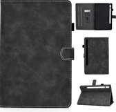 Voor Samsung Galaxy Tab S7 T870 Koeienhuid Textuur Horizontale Flip Leren Case met Houder & Kaartsleuven & Slaap / Wekfunctie (Grijs)