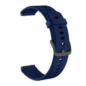 Voor Huawei TalkBand B6 siliconen vervangende horlogeband (donkerblauw)